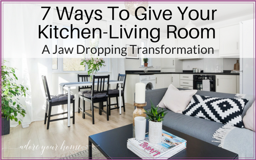 7 Ways To Give Your Open Plan Kitchen Living Room A Jaw